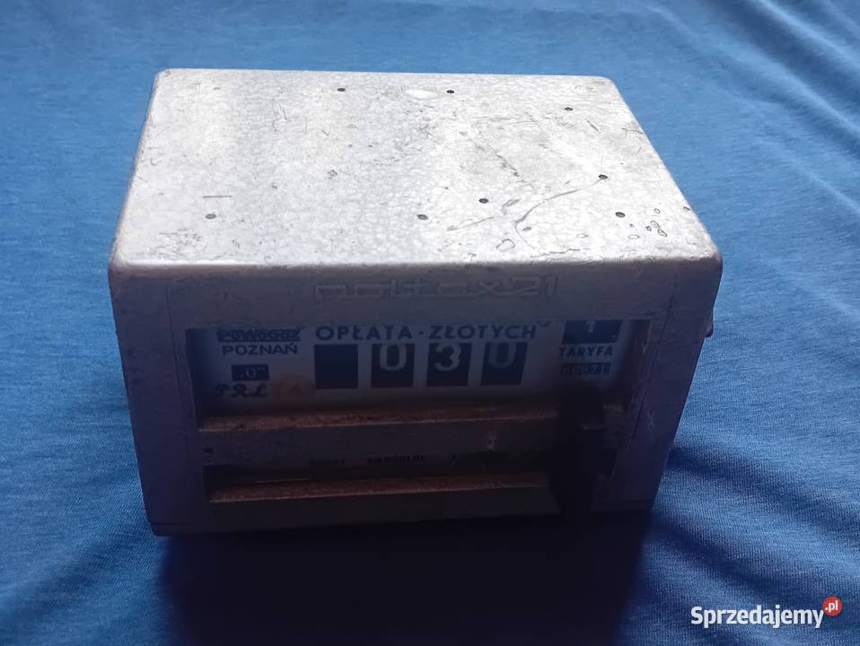 Taksometr Poltax 21 PoWoGaz Poznań PRL Koźminek
