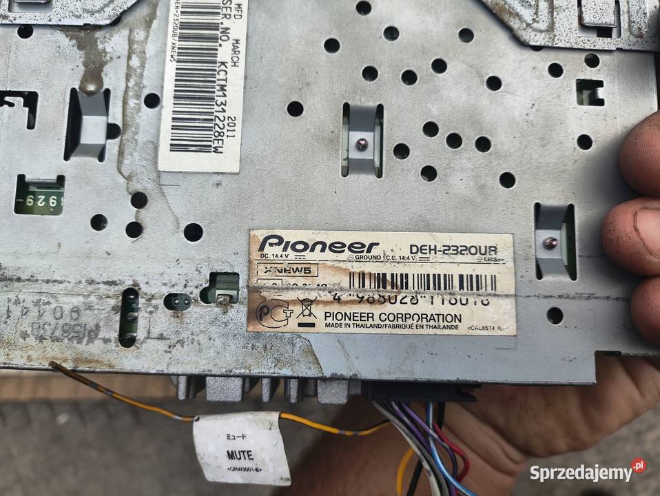 Radio samochodowe 1DIN Pioneer DEH2320UB Radioodtwarzacze Niegowonice