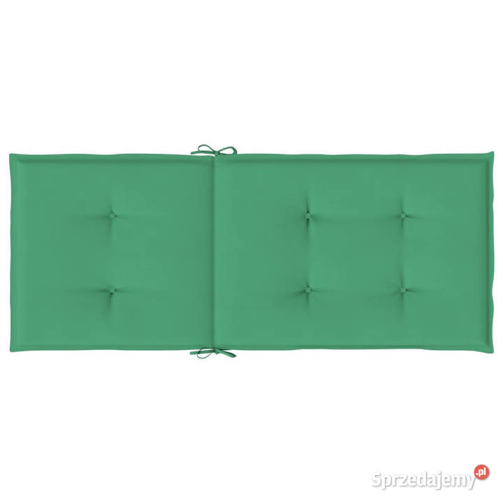 Poduszki na krzesła ogrodowe 6 zielone 120x50x3 Warszawa