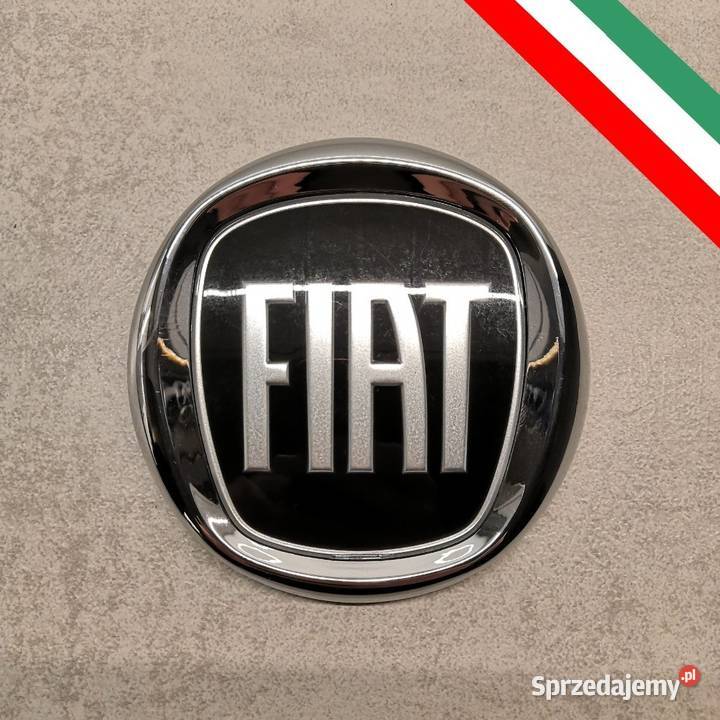 Czarny emblemat Fiat Bravo 2 przód 100mm Kraków