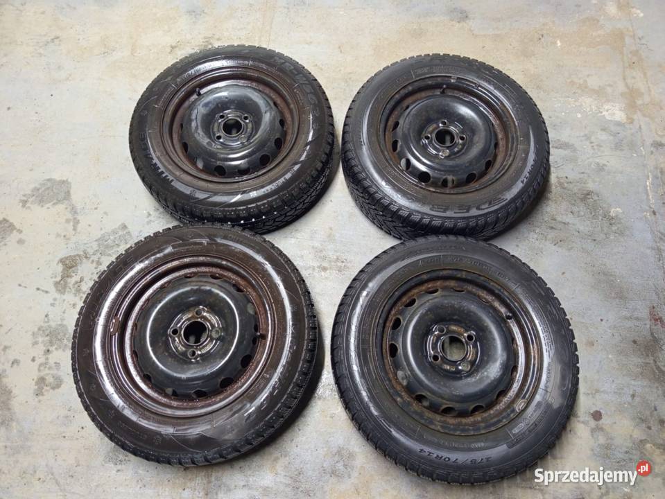 Koła 4x100 Ładne opony zimowe Turek