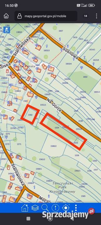 Sprzedaż działek Wola Filipowska gm Krzeszowice