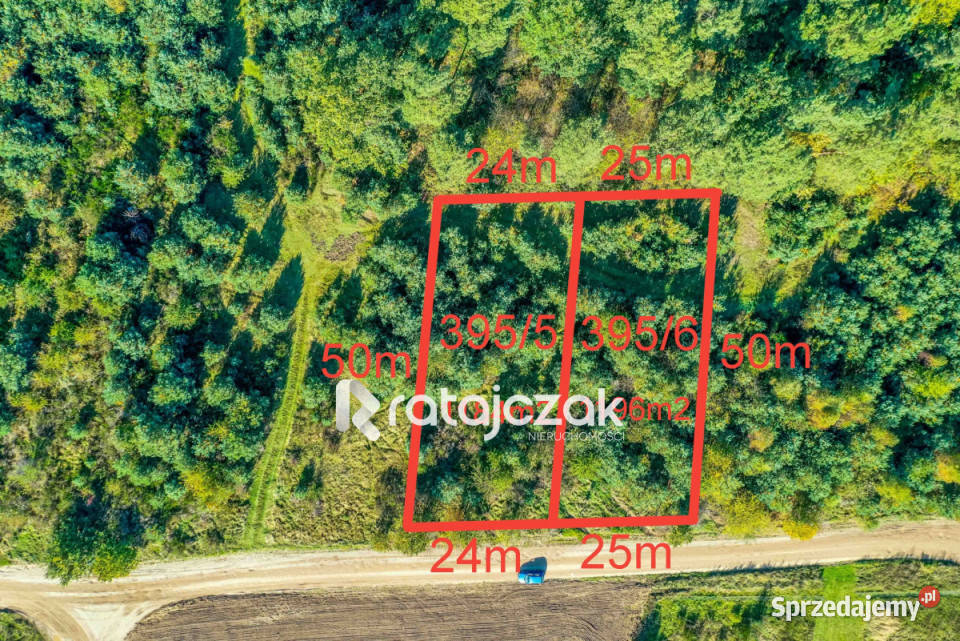 Sprzedam grunt Łebcz Polna 1184m2