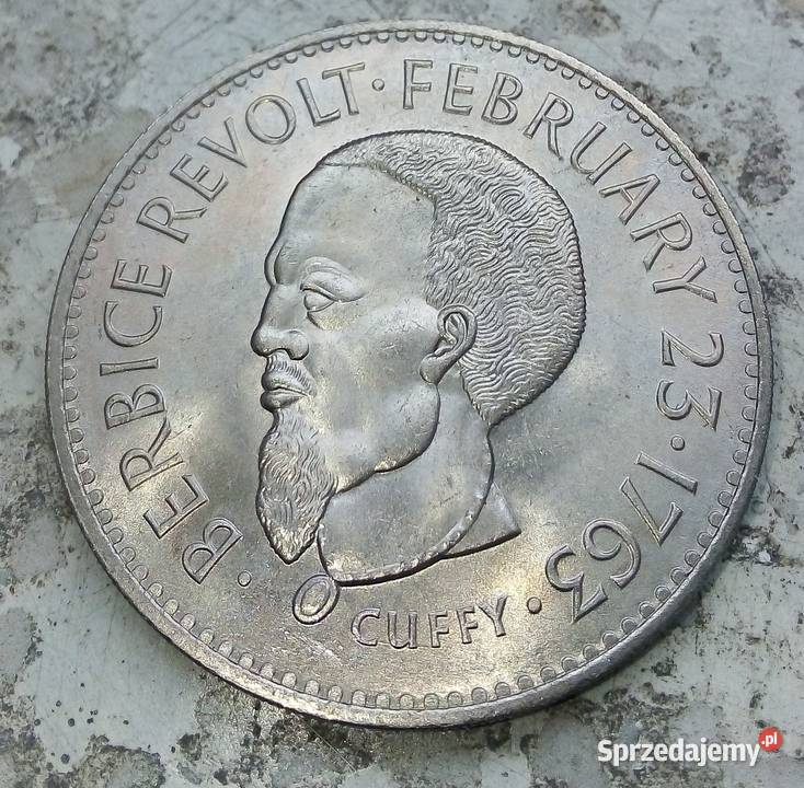 GUYANA 1 DOLLAR 1970 rFAOŁADNA MIEDZIONIKIEL Legionowo