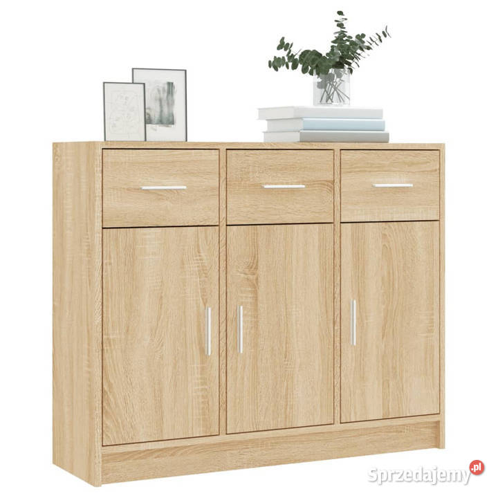Szafka dąb sonoma 91x28x75 materiał Warszawa