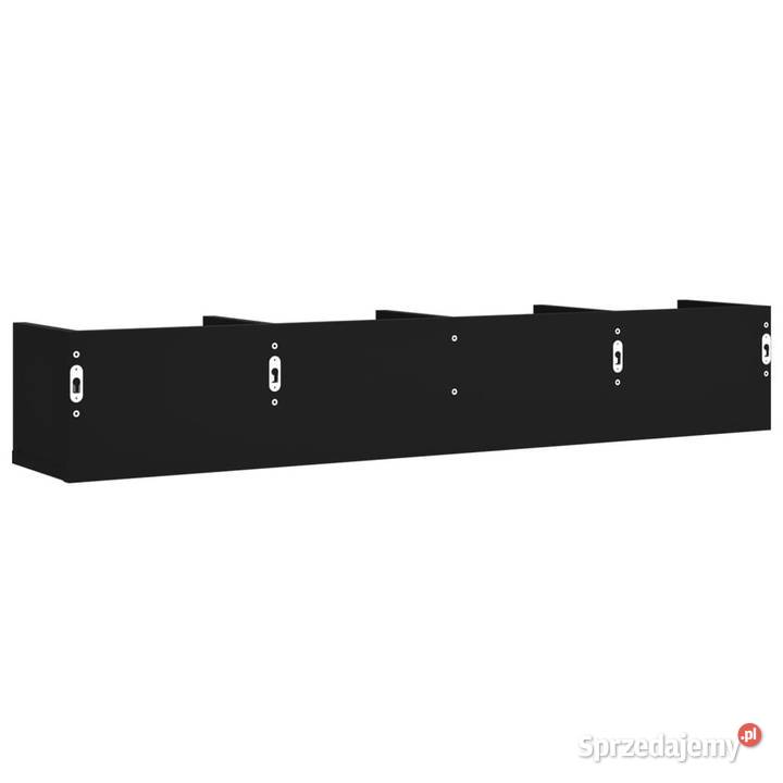 Szafki wiszące 2 czarne 99x18x165 WM840446 Warszawa sprzedam
