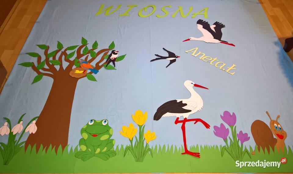 Dekoracje o tematyce wiosenno letniej z brystolu Garwolin