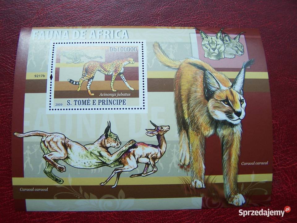 Wyspy Św Tomasza 2009 MNH Zwierzęta Fauna Dzikie Filatelistyka Tychy