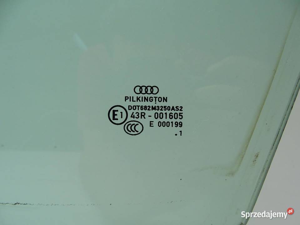 SZYBA DRZWI LEWA LEWY PRZÓD PRZEDNIA AUDI A4 B8