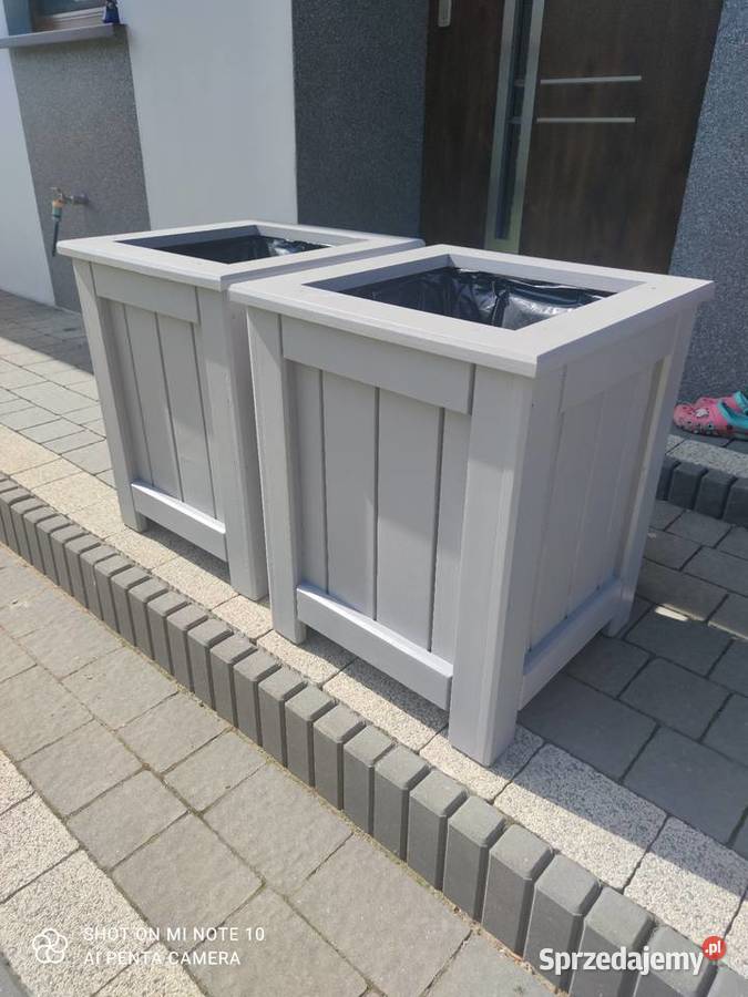 Donica drewniana ogrodowa Meble ogrodowe Zduńska Wola