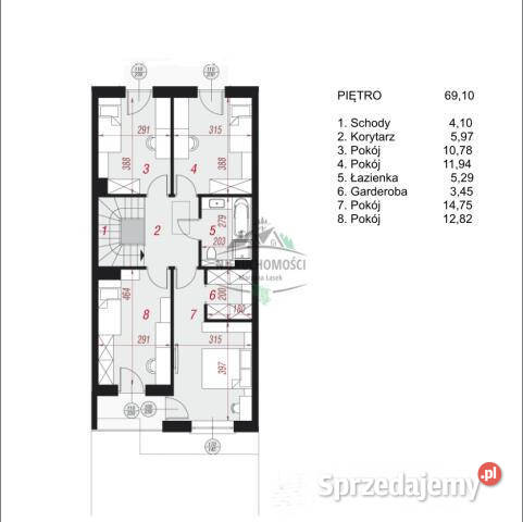 Dom szeregowy Dobrzykowice Wrzosowe Łąki 137m2 2 piętra sprzedam