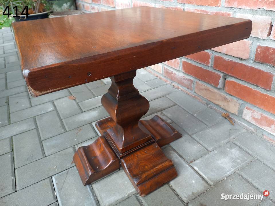 Stolik kawowy dębowy Rustykalny holenderski 45cm Stoliki kawowe i ławy Gawroniec