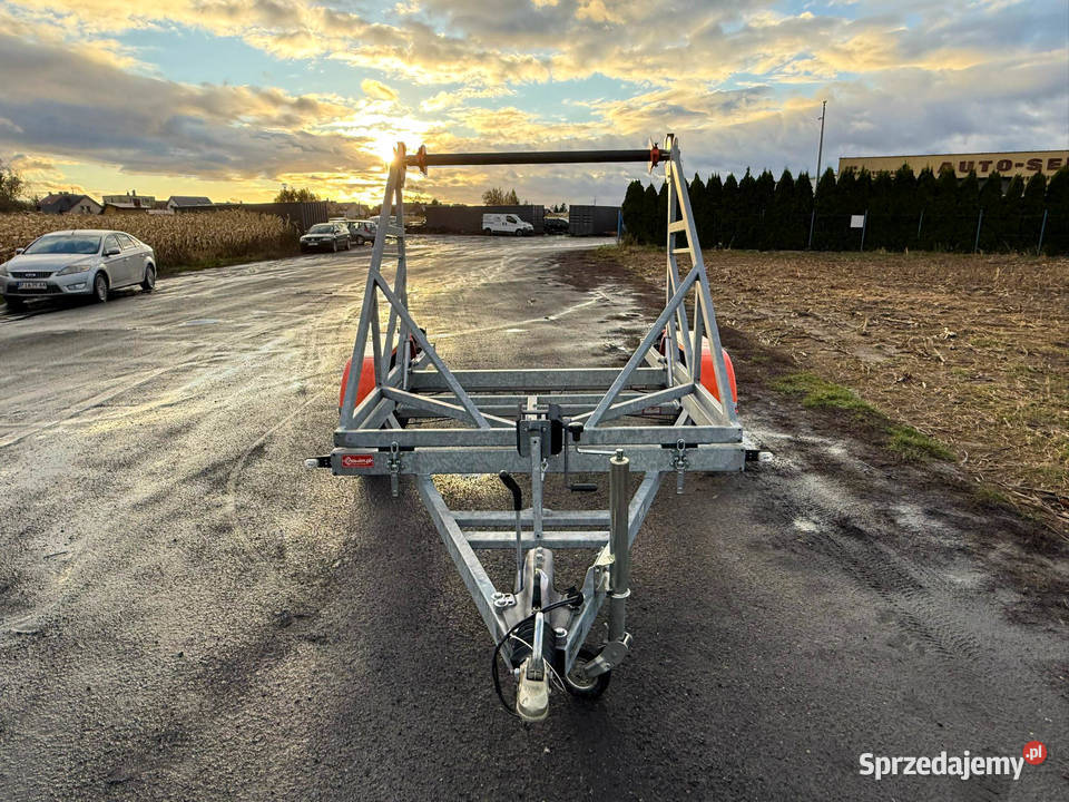 Przyczepa kablówka do bębnów kabli drutów Poznań