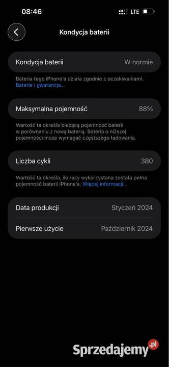 iPhone 15 pro 256 GB Nidzica