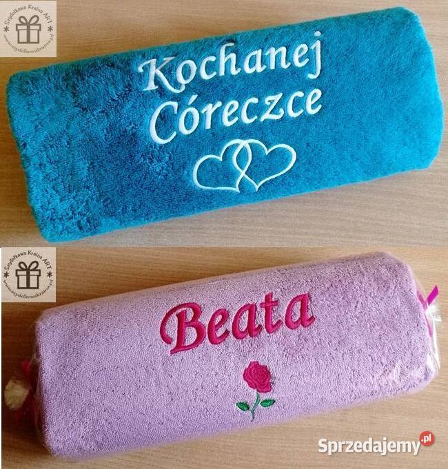 Prezent WNUCZKI WNUKA urodziny święta RĘCZNIK z