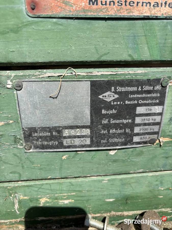 Przyczepa 2w1 samozbierajaca strautmann Rolnictwo Limanowa sprzedam