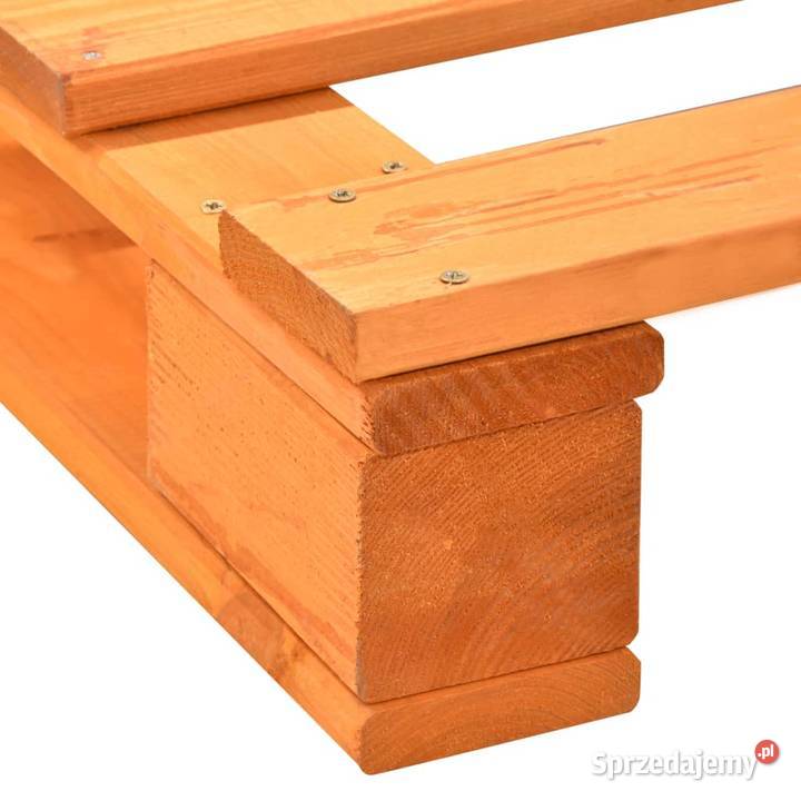 vidaXL Rama łóżka z palet brązowa lite drewno Warszawa