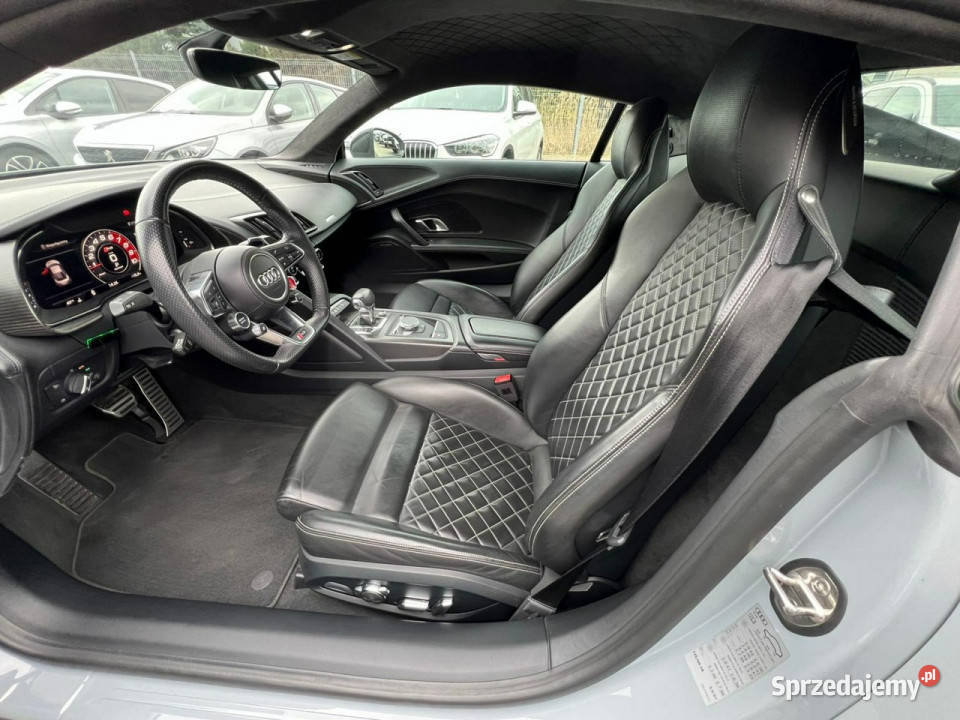 Audi R8 Salon V10 610 Ceramika Kamera serwisowany w ASO Baranowo