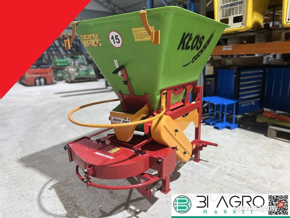 Rozsiewacz na taśmę 300 400 600 800 lejek KŁOS