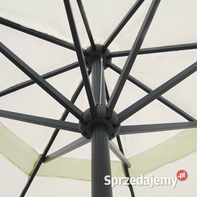 vidaXL Parasol z aluminium 500 biały