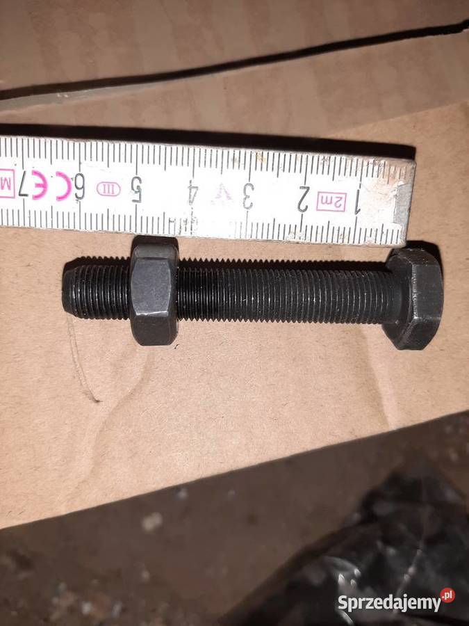 Śruba czarna 109 drobny gwint Bolków
