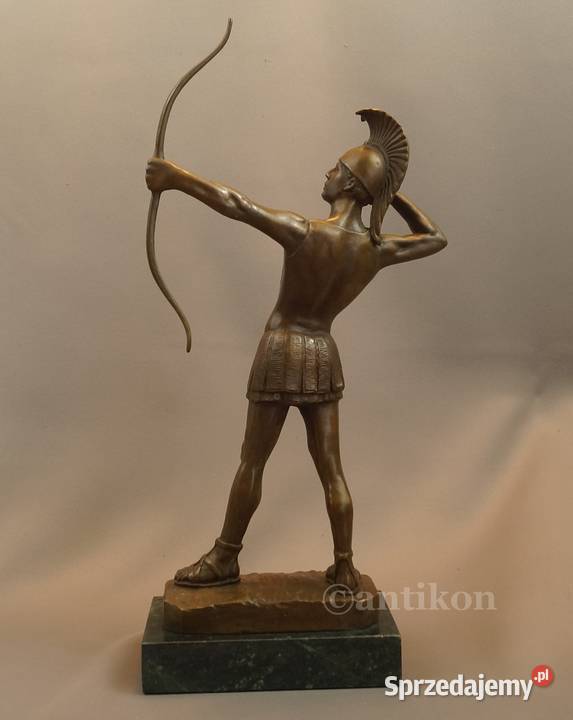 Rzeźba Łucznik z brązu Gdańsk