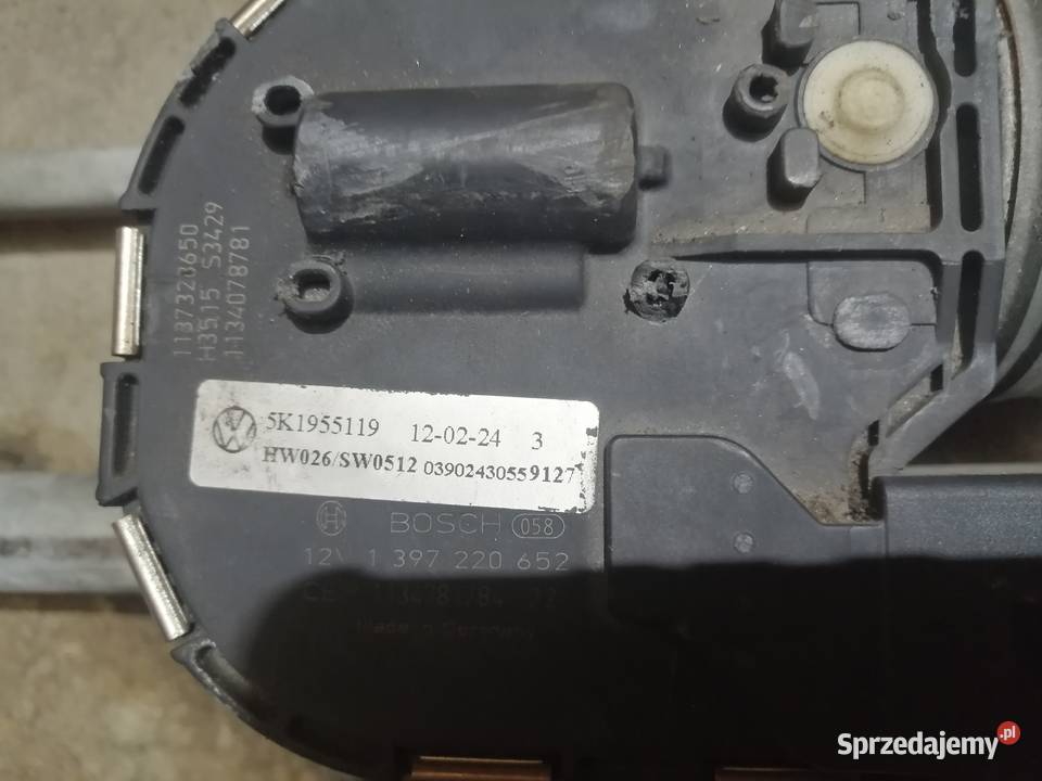 Silniczek wycieraczek VW GOLF 6 małopolskie Nowy Sącz