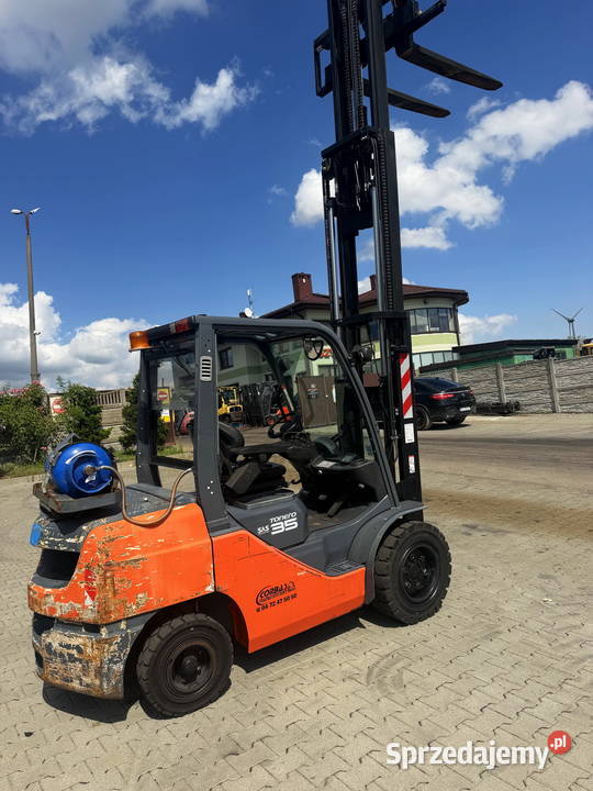 wózek widłowy TOYOTA 8FGJF35 LPG Triplex 43m łódzkie Działoszyn