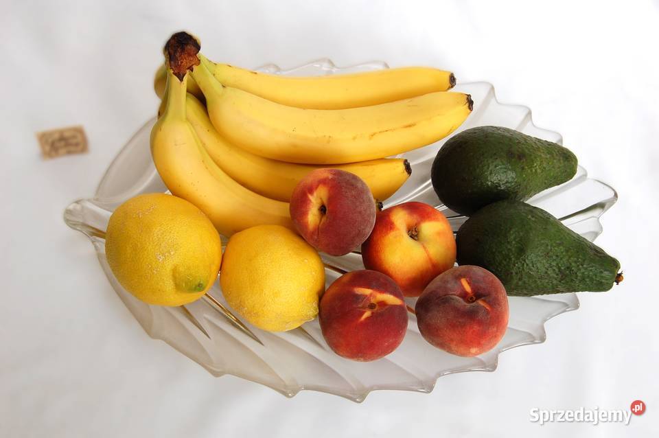 Walther Glas kryształowa patera liść kryształ przezroczysty lubelskie Lublin sprzedam