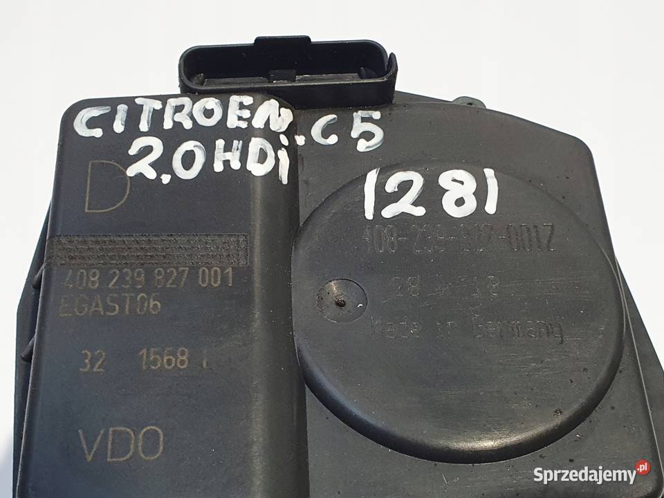 PRZEPUSTNICA Citroen C5 III 20 16V 408239827001 Chełm