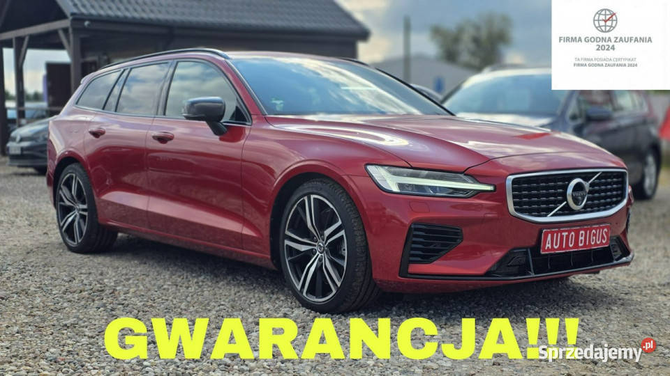 Volvo V60 t 6 awd twin engine geartronic Rok produkcji 2020 Lębork sprzedam