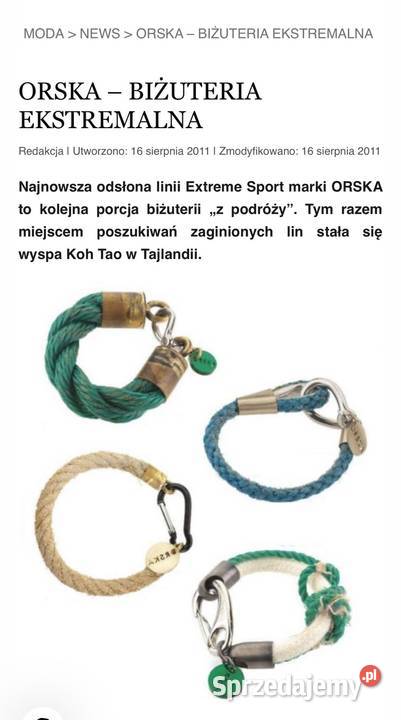 Bransoletka Extreme Sport Orska Bransoletki Bydgoszcz