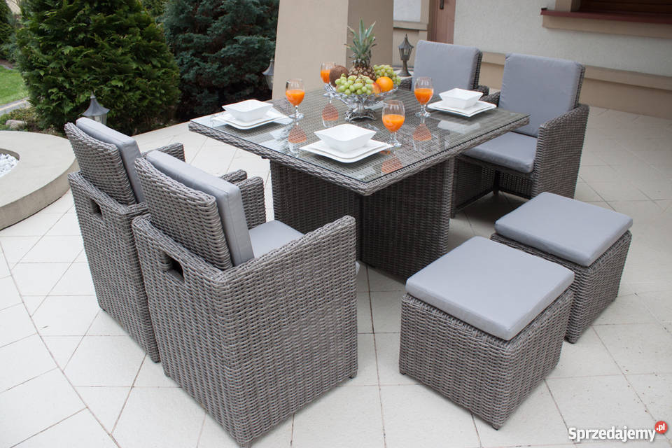 Zestaw ogrodowy FESTA szary mazowieckie Łaskarzew