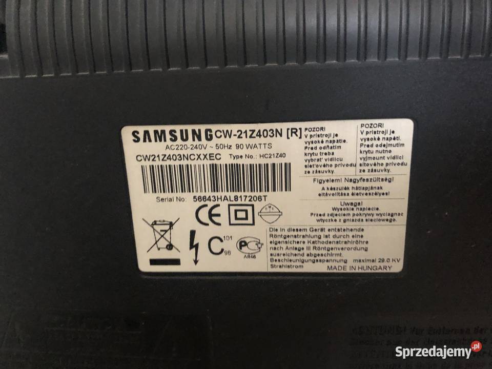 Samsung 21 cal Elektronika Kraśnik