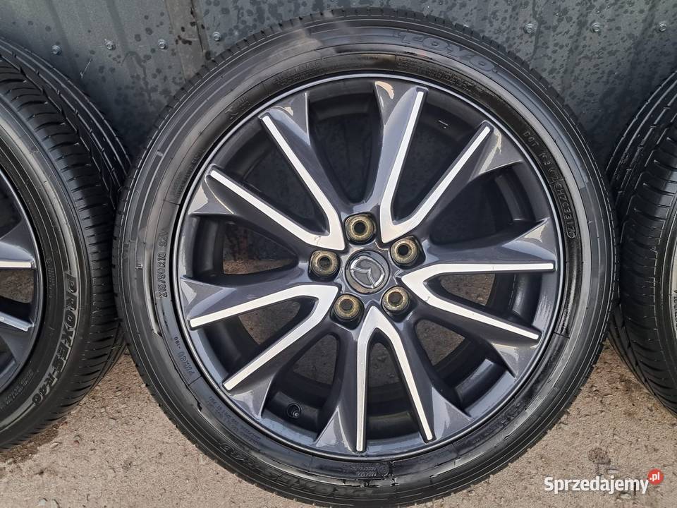 Koła Alufelgi Mazda CX 18 5x1143 Opony letnie łódzkie Rawa Mazowiecka