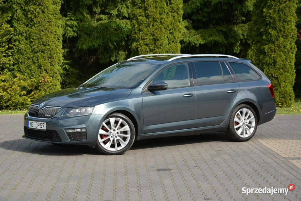 koda Octavia 20TDI184 VRS Duża Navi BiXenon Ledy garażowany Ostrów Mazowiecka