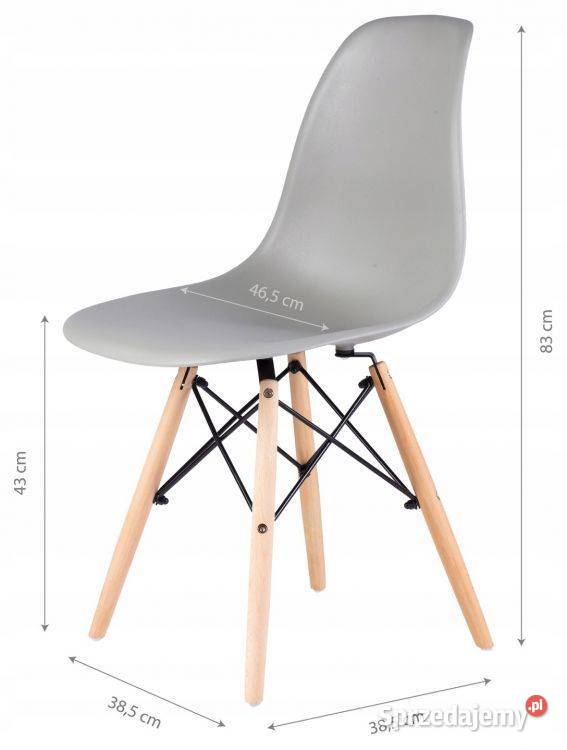 Zestaw czterech krzeseł do salonu jadalni Szare podlaskie Bielsk Podlaski