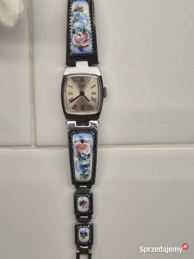 Zegarek koktajlowy ŁuczLuch ceramika Chorzów