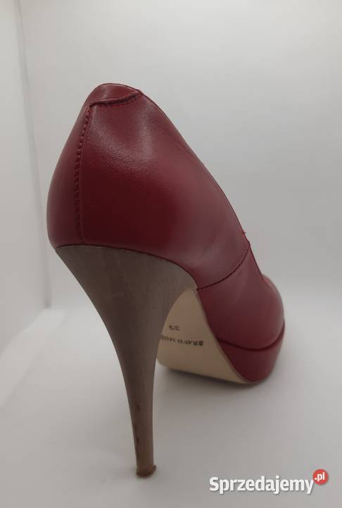 Czerwone Szpilki Damskie 39 Czółenka mazowieckie sprzedam