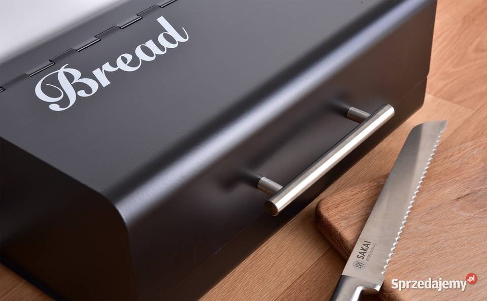 XXXL Metalowy chlebak z otwieraną pokrywką Pozostałe Warszawa