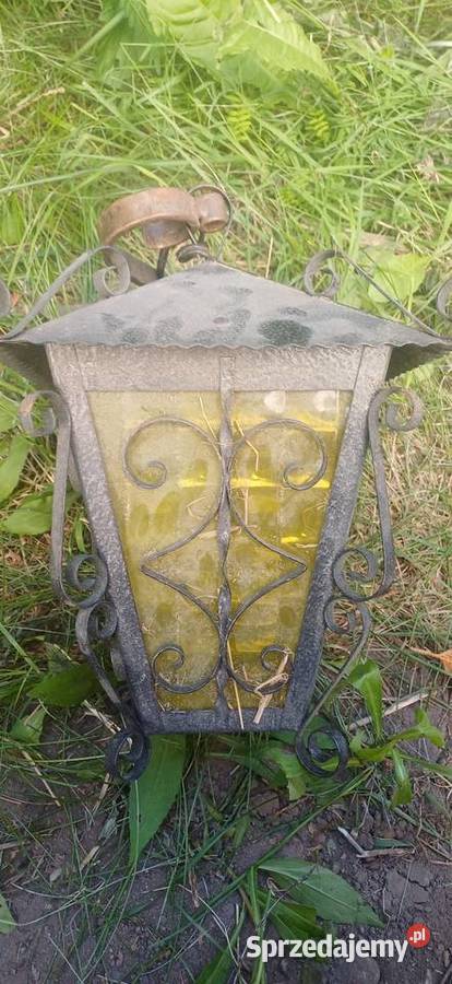 Francuska kuta lampa ogrodowa kinkiet vintage Lublin