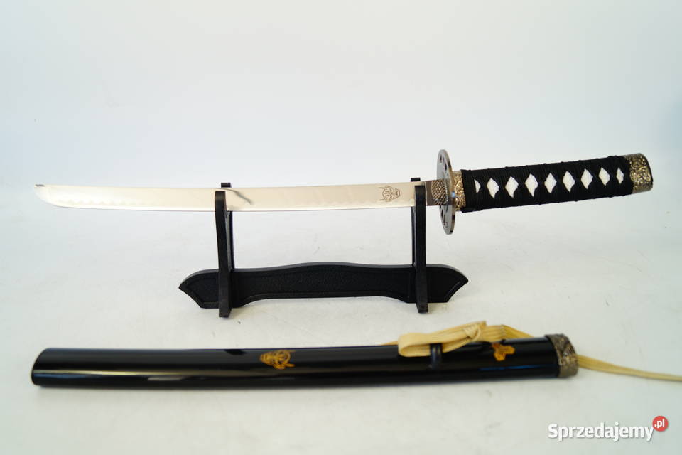 Mini katana japońska rekwizyt dekoracja na wielkopolskie Gizałki
