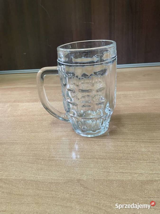 Kufel do piwa z uchem 05 L grube szkło Szklanki i kufle podkarpackie Ustrzyki Dolne sprzedam