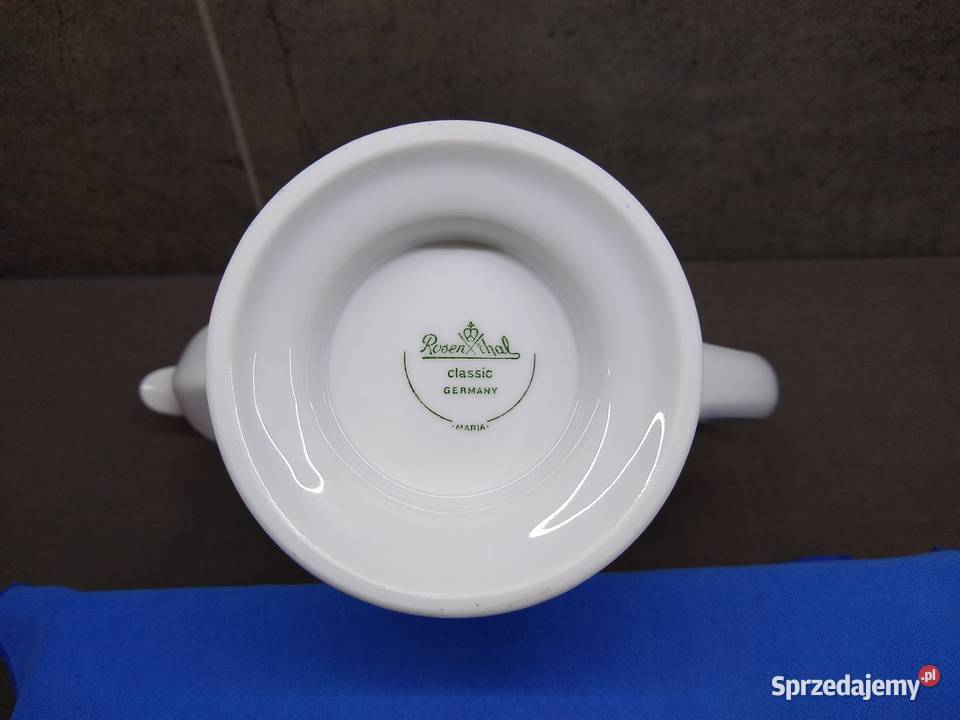 Duży dzbanek Rosenthal Biała Maria Classic 13 l Porcelana i szkło Kalisz