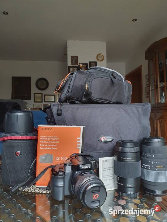 Aparat fotograficzny Sony Alpha 100 Będzin sprzedam
