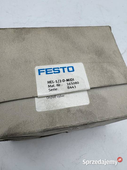 Festo HEL12DMIDI 165080 Zawór załączający Warszawa