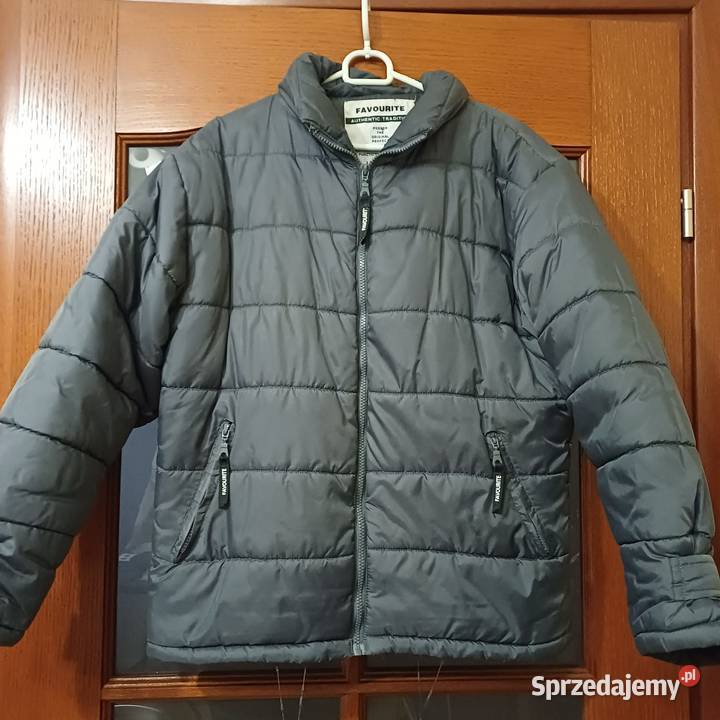 Kurtka zimowa pikowana M grafit Sieradz