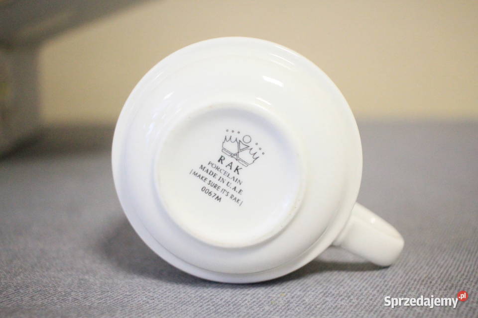 Filiżanka spodek RAK PORCELAIN produkcja UAE śląskie Pszczyna