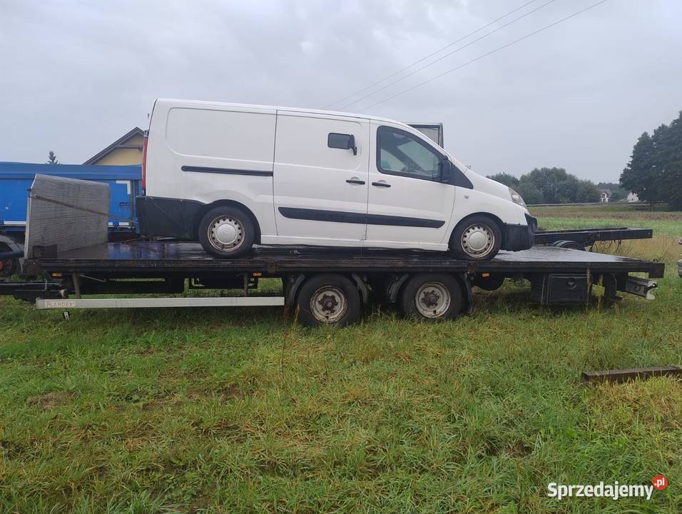 przyczepa platforma plandex 10900 dmc nieuszkodzony Przyczepy rolnicze Grabów nad Prosną