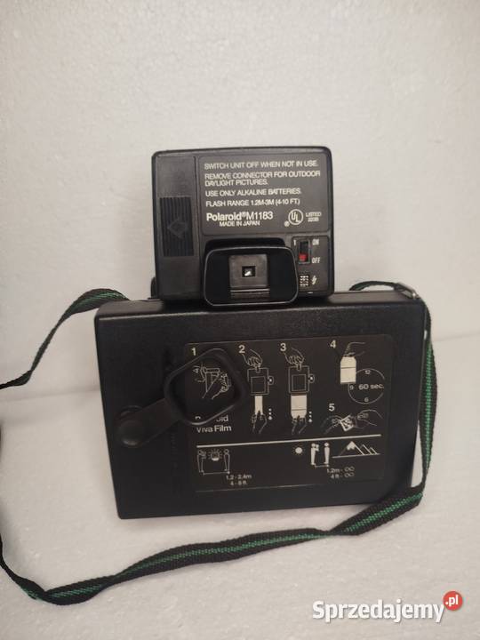 Zabytkowy Aparat Fotograficzny POLAROID M1183 z Elektronika Zgierz
